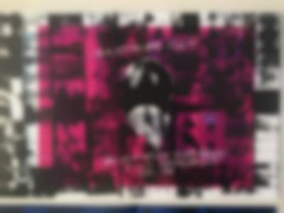 Photo composition. In the background, there are several small black-and-white photos. Over it, in the middle, there is a transparent pink square. Inside it, 
