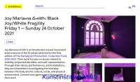 Website page with event listing for Jo Mariama Smith's 