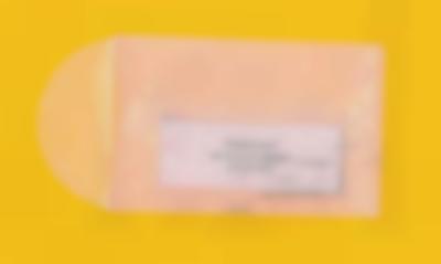 Mustard yellow paper with a see-through shape consisting of a rectangle and a semicircle. Inside the rectangle, there is a small, rectangular piece of white paper with the following text: 