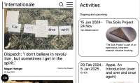 Website with white background. Occupying the majority of the image is the entry for 