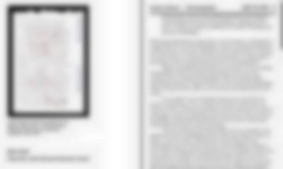 White page divided in two; with an image on the left side and text in black on the right. The image is a scan of a handwritten text with some marks in red.