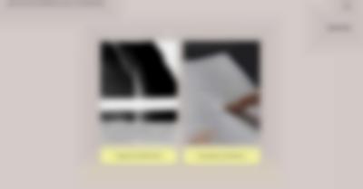 Two images appear at the centre of a beige background. On the left, the image shows fragments of a text. On the right, a finger points at a line of text on a sheet of paper. Under them, two yellow buttons read, respectively, 